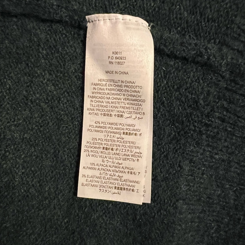 BODEN Fair Isle Hunter Green Pink Orange Alpaca Blend Sweater - Picture 12 of 12